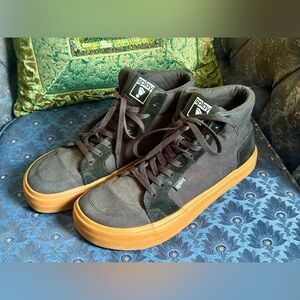 Splay Rev HT Amsterdam Barefoot Skate Shoes Men's 10 Black Cotton Suede Eco